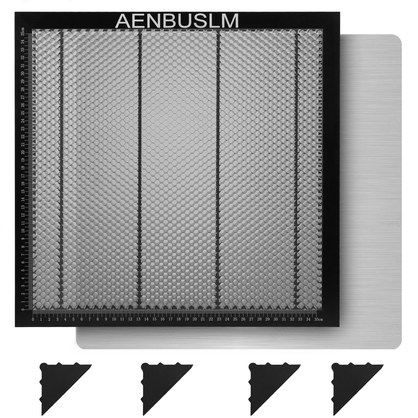 AENBUSLM Honeycomb Laser Bed 300mm x 300mm / 400mm x 400mm / 500mm x 500mm Steel Honeycomb Cutting Mat for Laser Engraver Cutter Tray, Honeycomb Working Table Size 11.8" x 11.8"