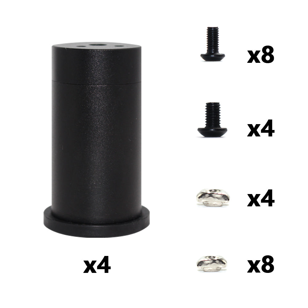 AENBUSLM 4Pcs Laser Engraver Raiser for AENBUSLM T1, for xTool D1 and D1 Pro Laser Cutter and Engraver Machine, Laser Engraving Machine Riser, Eight Pieces of Raised Footpads, Height Up to 66mm