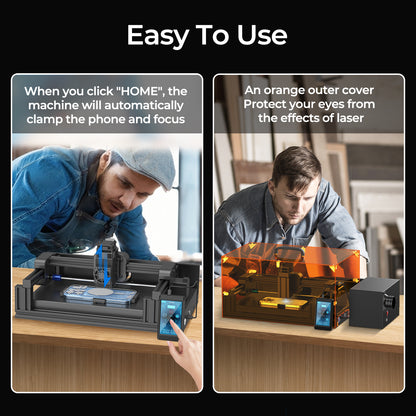 V9 Laser Machine for iPhone 8-16 Series Back Glass Replacement, Cell Phone Repair Laser Safely, Auto-Focus Laser Seperator Engraving Machine with Air Filter and Phone Repair Tools