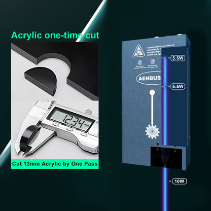 Laser Engraving Cutting Module with Built-in Air Assist, 10W Output Power,Built-in FAC,Compressed Spot CNC Carving DIY Laser Master for Laser Cutter Laser Engraver Machine - Class 4