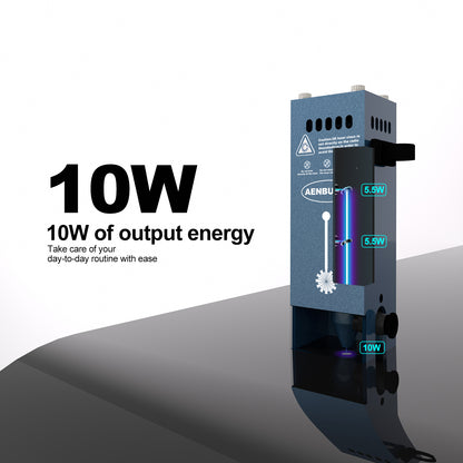 AENBUSLM  Laser Module with Air Assit for Laser Cutter & Laser Engraver Machine,10W(10000mW) Output Power,Built in FAC,Ultra-Fine Compressed Spot CNC Carving DIY Laser Master - Class 4