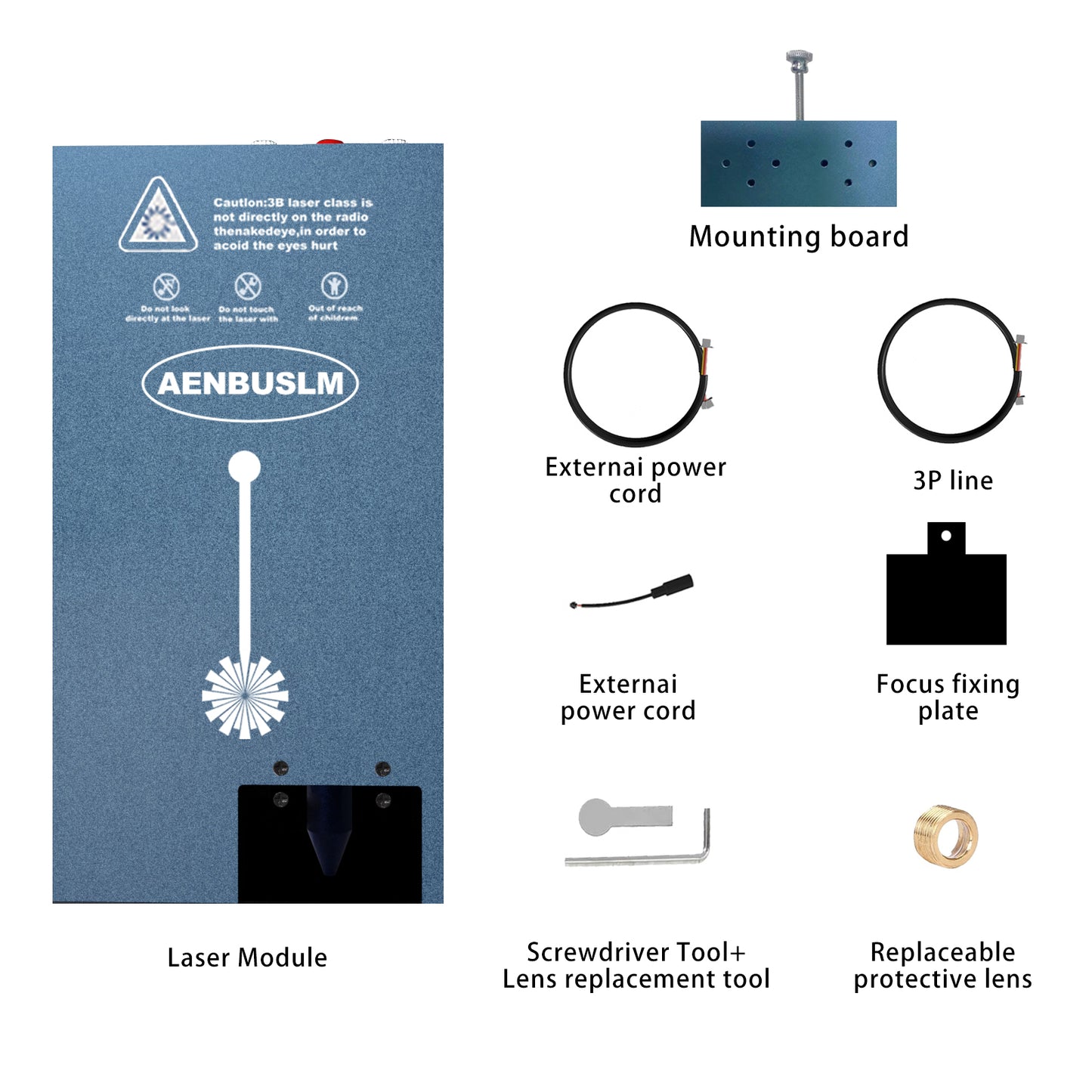 Laser Engraving Cutting Module with Built-in Air Assist, 10W Output Power,Built-in FAC,Compressed Spot CNC Carving DIY Laser Master for Laser Cutter Laser Engraver Machine - Class 4