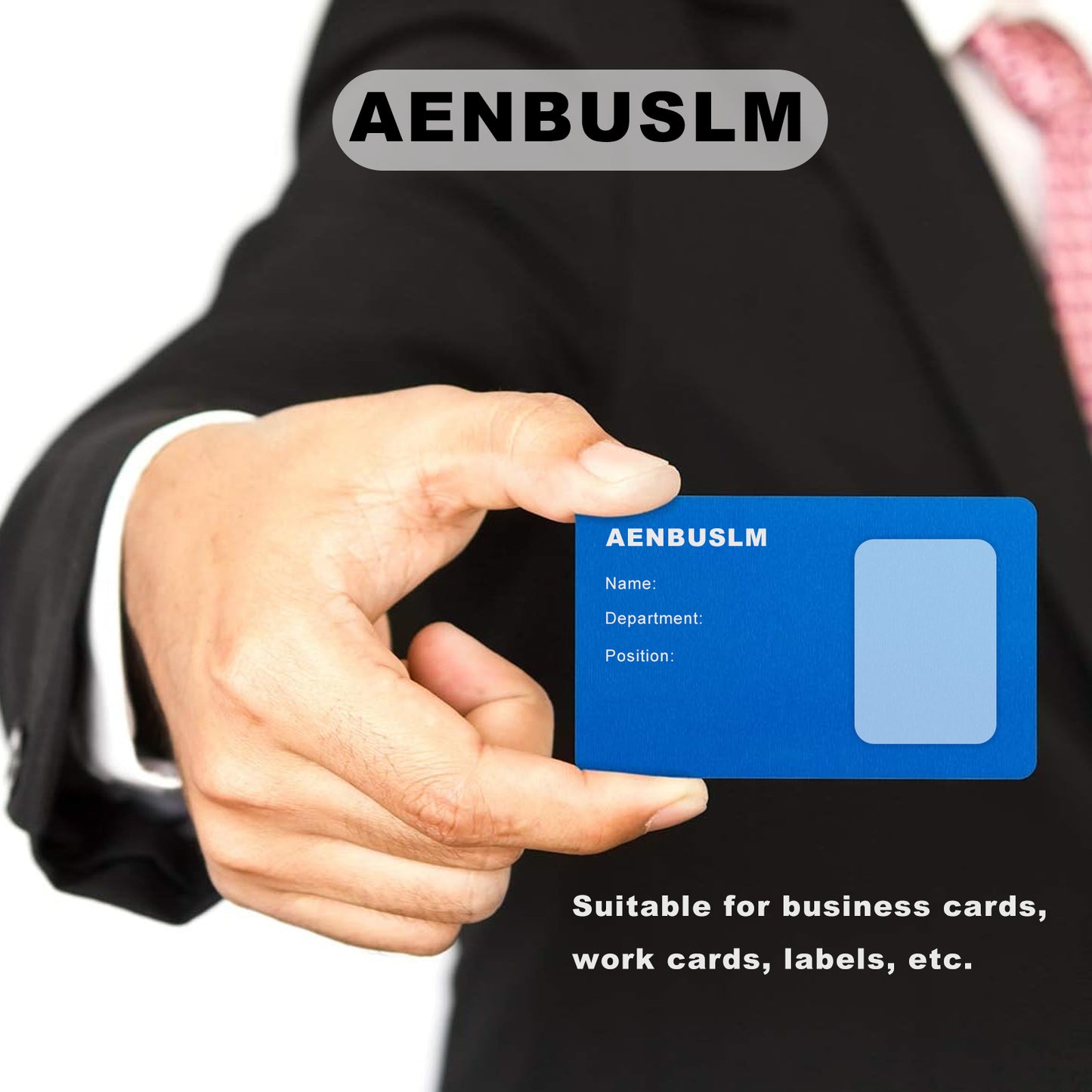 AENBUSLM Laser Engraving Blanks, 200pcs Black Aluminum Alloy Sheets for CNC Engraving, Laser Crafting, Multipurpose Metal Business Cards. DIY Gift Cards, 85 x 55x 0.2mm Thickness