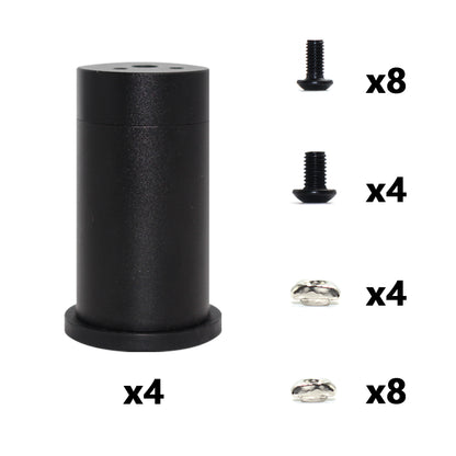 AENBUSLM 4Pcs Laser Engraver Raiser for AENBUSLM T1, for xTool D1 and D1 Pro Laser Cutter and Engraver Machine, Laser Engraving Machine Riser, Eight Pieces of Raised Footpads, Height Up to 66mm