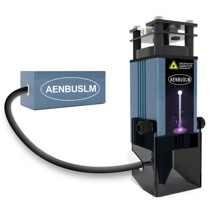 AENBUSLM Laser Engraving Cutting Module with Air Assist, 10W(10000mW) Output Power,Built-in FAC,Compressed Spot CNC Carving DIY Laser Master for Laser Cutter Laser Engraver Machine - Class 4